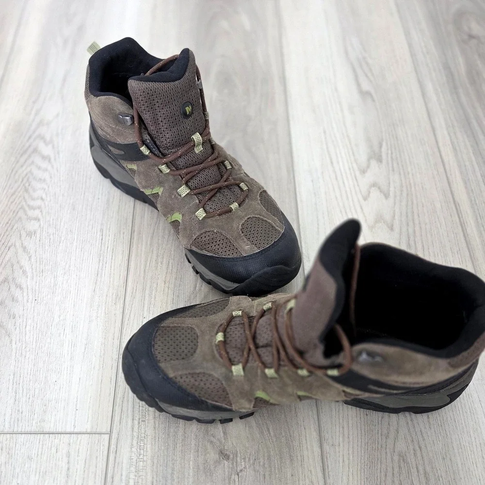 Merrell Moab 2 Mid SelectDry Hiking Boots Mens 10 Wide Brown J09523W